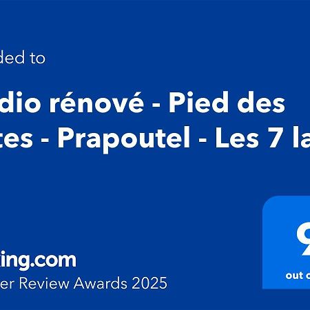Studio Renove - Pied Des Pistes - Prapoutel - Les 7 Laux Les Adrets Eksteriør billede