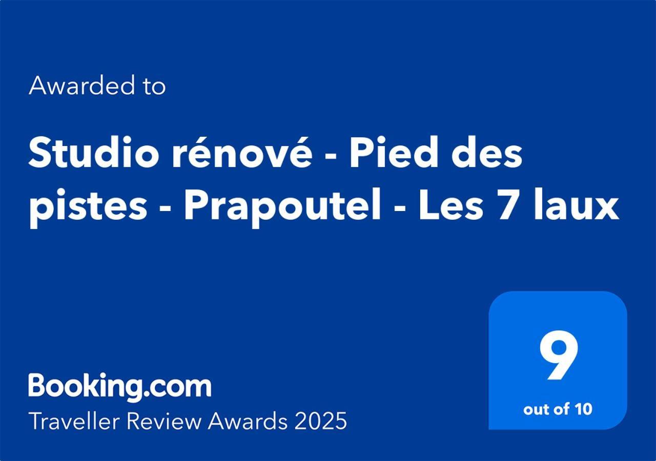 Studio Renove - Pied Des Pistes - Prapoutel - Les 7 Laux Les Adrets Eksteriør billede